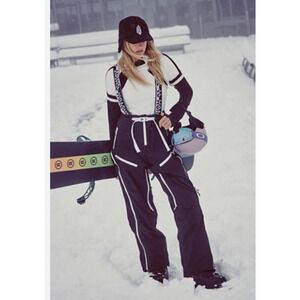 Free People Movement Blizzard Bliss Printed Shell Pants Large